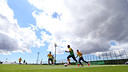 El equipo, durante el entrenamiento del pasado sábado previo al Valladolid / FOTO: MIGUEL RUIZ - FCB