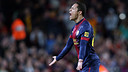 Adriano, après un but. PHOTO: MIGUEL RUIZ-FCB.