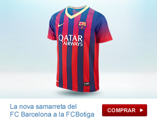 La nova samarreta del FCBarcelona a la FCBotiga