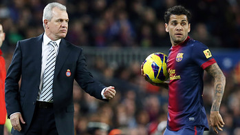 Javier Aguirre, en el partit de la primera volta al Camp Nou / FOTO: MIGUEL RUIZ - FCB