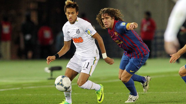 Neymar vs Carles Puyol / PHOTO: MIGUEL RUIZ-FCB.