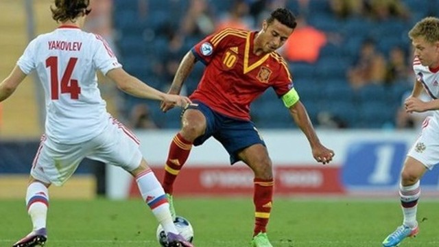 Thiago vs Russia / PHOTO: www.uefa.com