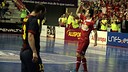 Victoria d'ElPozo Murcia davant el Barça Alusport en el segon partit de la final de la Lliga / FOTO: LNFS