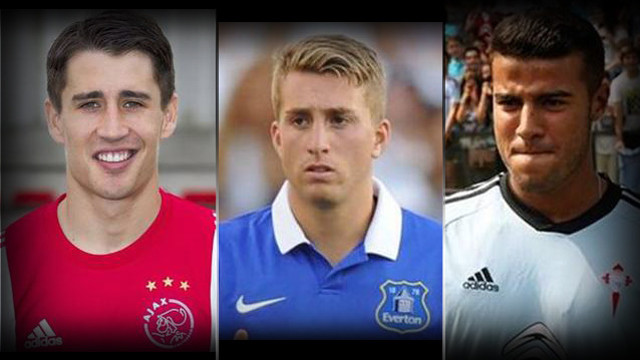 Bojan Krkic, Gerard Deulofeu and Rafa Alcántara Bojan Krkic, Gerard Deulofeu and Rafa Alcántara