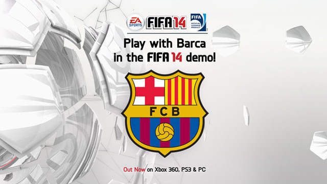Barça feature in FIFA 14 Demo Barça feature in FIFA 14 Demo