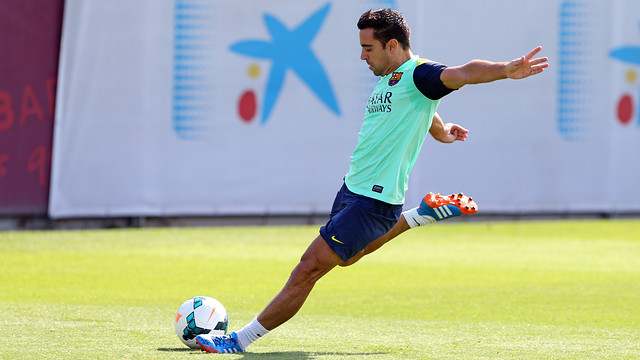 Xavi Hernández ha vuelto a una convocatoria tras descansar contra el Valencia / FOTO: MIGUEL RUIZ  FCB