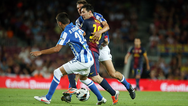 Barça v Real Sociedad last season. PHOTO: MIGUEL RUIZ-FCB.