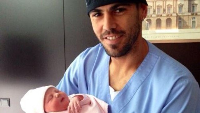 Valdés with his daughter Vera / PHOTO: @1VICTORVALDES
