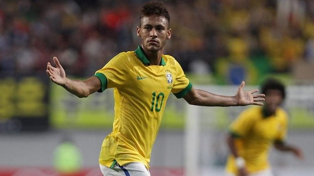 Neymar celebrates his goal / PHOTO: FIFA.COM