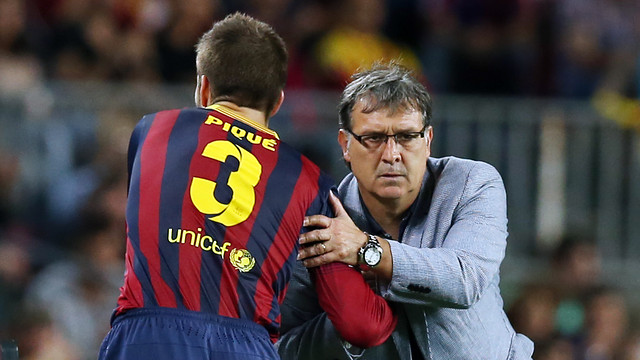 Martino has rested Piqué for the trip to Pamplona / PHOTO: MIGUEL RUIZ-FCB