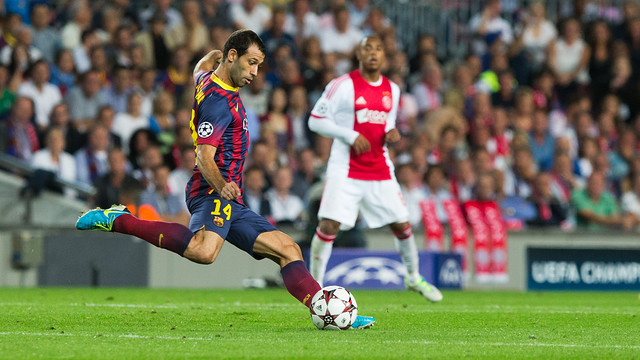 Archive image of Mascherano. PHOTO: FCB ARCHIVE