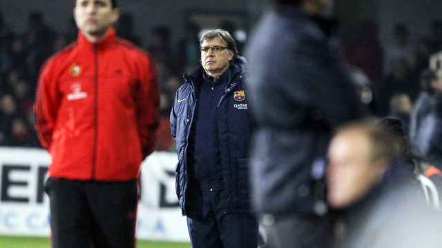 Martino, during the game against Cartagena. PHOTO: MIGUEL RUIZ - FCB