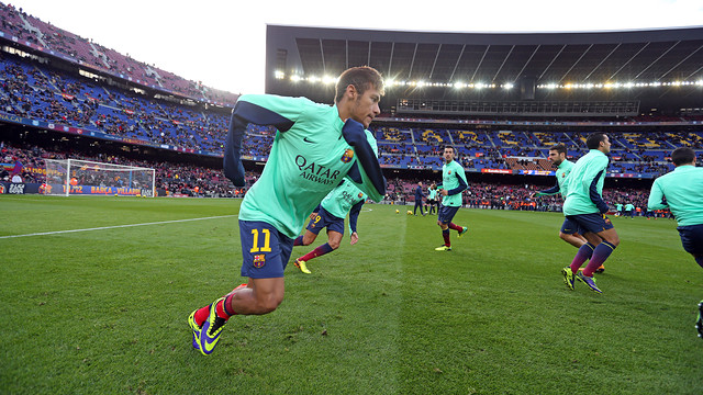 Neymar Jr, during training / PHOTO: MIGUEL RUIZ-FCB