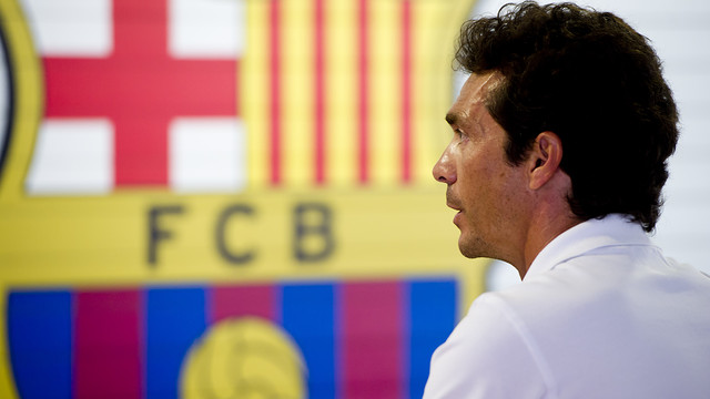 Guillermo Amor knows from his own experience what it means to be part of Barça. / PHOTO: ARCHIVE-FCB Guillermo Amor knows from his own experience what it means to be part of Barça. / PHOTO: ARCHIVE-FCB