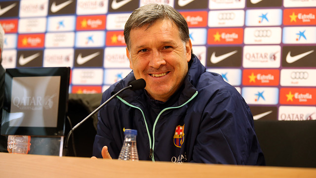 Tata Martino was speaking ahead of the cup tie with Getafe. PHOTO: MIGUEL RUIZ-FCB.