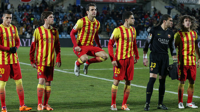 Cesc Fàbregas was in the first eleven against Getafe / PHOTO: MIGUEL RUIZ - FCB