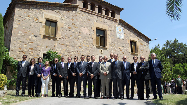 Sandro Rosell and the Board of Directors 
