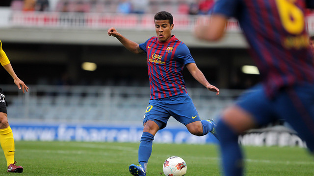 Video Feast Your Eyes On Some Great Football From Rafinha With Barca B Fc Barcelona News