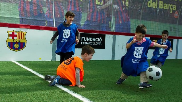El festival FutbolNet. FOTO: FCB. El festival FutbolNet. FOTO: FCB.