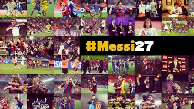 Leo Messi is 27 today, June 24