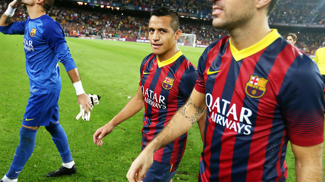 Alexis is leaving for Arsenal after three terrific years at Barça. PHOTO: MIGUEL RUIZ-FCB.