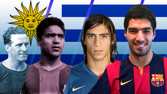 Luis Suárez is the 17th Uruguayan to play for Barça. PHOTO: FCB
