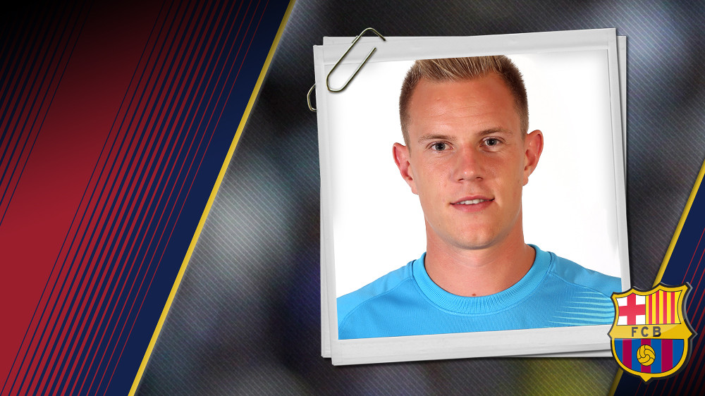 Ter Stegen Potret Marc-André Ter Stegen. Nomor punggung 1