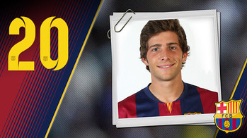 S. Roberto Potret Sergi Roberto Carnicer. Nomor punggung 20