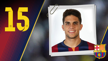 Bartra Portrait Marc Bartra Aregall. Number 15