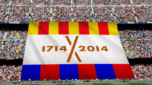 The banner will be unfurled on Saturday afternoon. FCB PHOTOMONTAGE The banner will be unfurled on Saturday afternoon. FCB PHOTOMONTAGE
