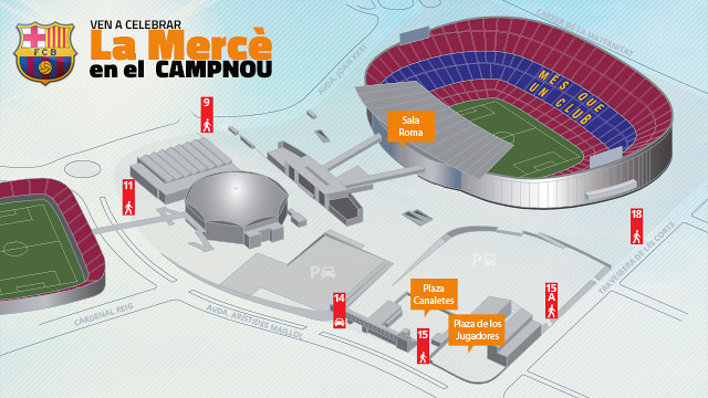 Ven a celebrar la Mercè en el Camp Nou Ven a celebrar la Mercè en el Camp Nou