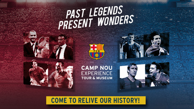 the Club is running various promotions to bring members and fans closer to Barça's history the Club is running various promotions to bring members and fans closer to Barça's history