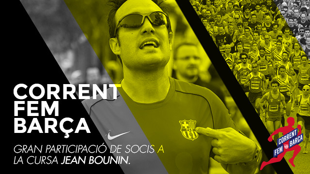 Corrent fem Barça a la Jean Bouin Corrent fem Barça a la Jean Bouin