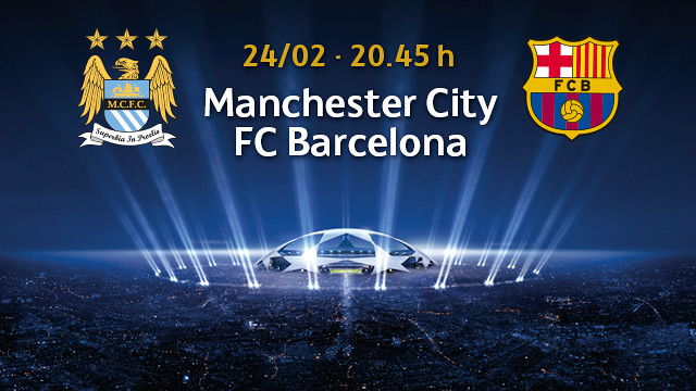 Tickets will soon be avilable for the Manchester City v FC Barcelona first leg of the UEFA Champions League round of 16, to be played in Manchester, England on February 24th.