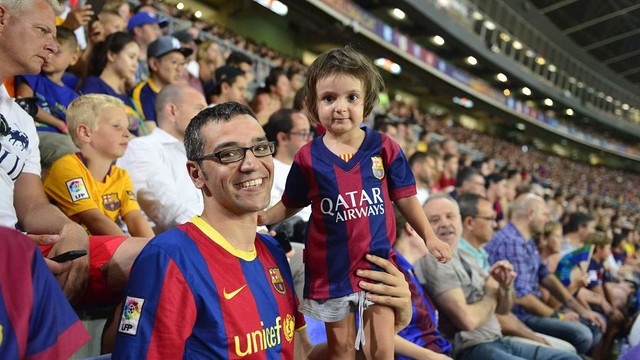The 2015 Joan Gamper trophy at Camp Nou was a family affair. / CRISTINA GONZÁLEZ - FCB
