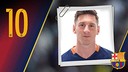 Lionel Andrés Messi Portrait Lionel Andrés Messi. Number 10