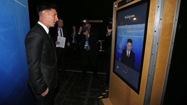 Leo Messi won UEFA's Best Player in Europe Award in Monaco on Thursday. / MIGUEL RUIZ-FCB