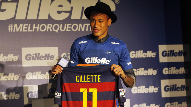 Neymar is a new ambassador for Gillette / MIGUEL RUIZ - FCB Neymar is a new ambassador for Gillette / MIGUEL RUIZ - FCB