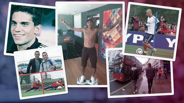 Players' photos from social networks / FCB