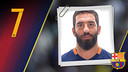 Retrato Arda Turan. Dorsal 7
