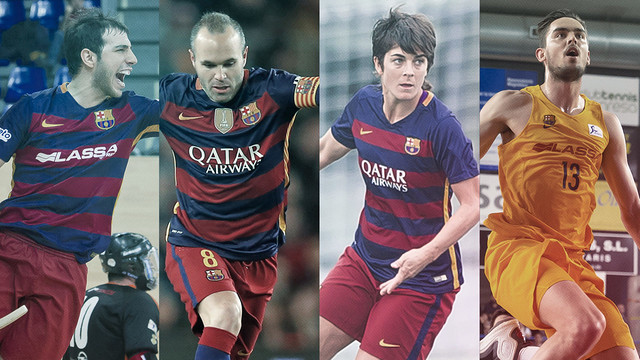 Football, futsal, roller hockey and basketball all this weekend at Barça /Montage - FCB Football, futsal, roller hockey and basketball all this weekend at Barça /Montage - FCB