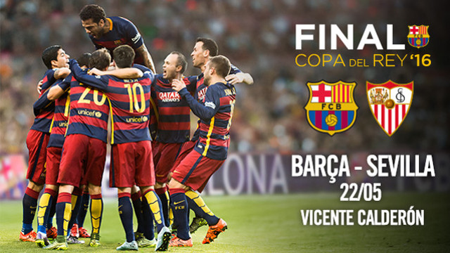 Consigue tus entrades per la Final de la Copa del Rei / FCB Consigue tus entrades per la Final de la Copa del Rei / FCB
