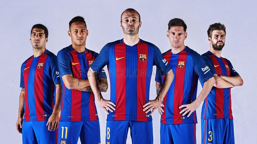 Barcelona uniforme 2016 clearance